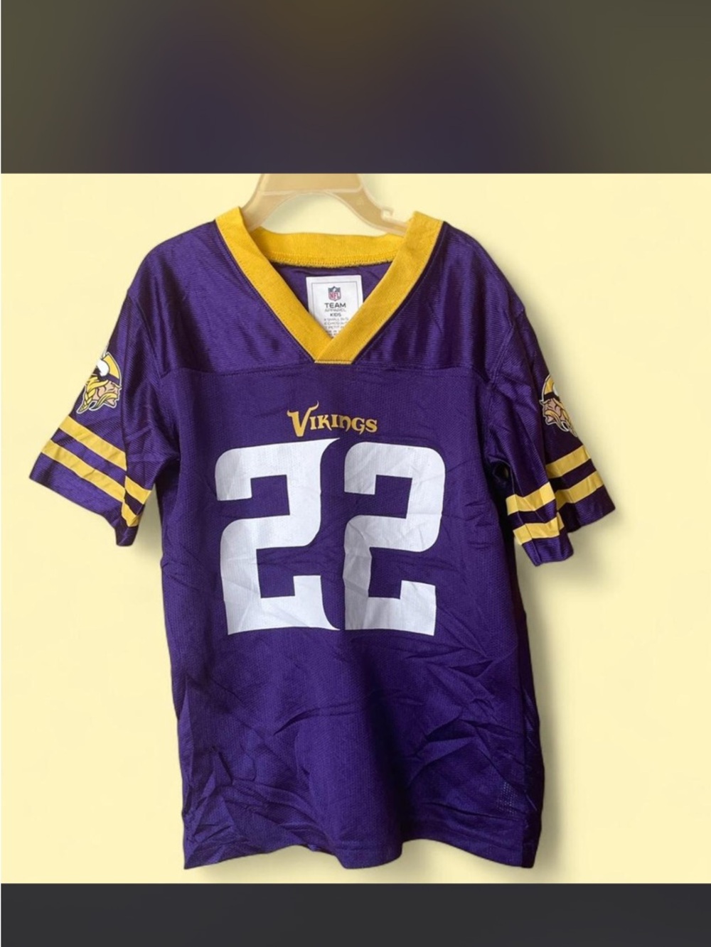 NFL Kids Purple Vikings #22 Jersey